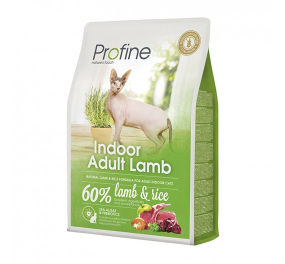 Profine Cat Indoor Lamb & Rice 2Kgr