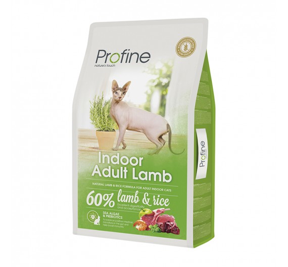 Profine Cat Indoor Lamb & Rice 10Kgr
