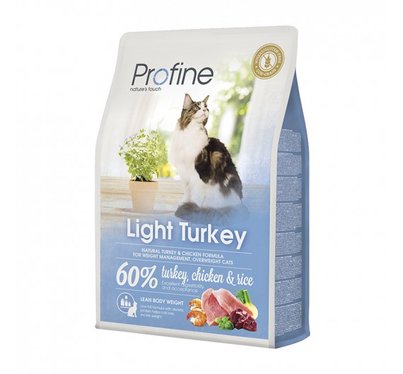 Profine Cat Light Turkey & Rice 2Kgr