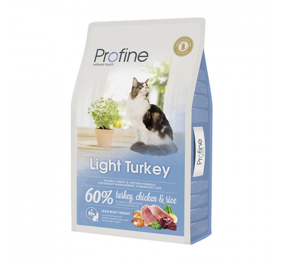 Profine Cat Light Turkey & Rice 10Kgr