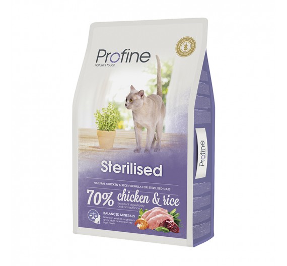 Profine Cat Sterilized Chicken & Rice 10Kgr