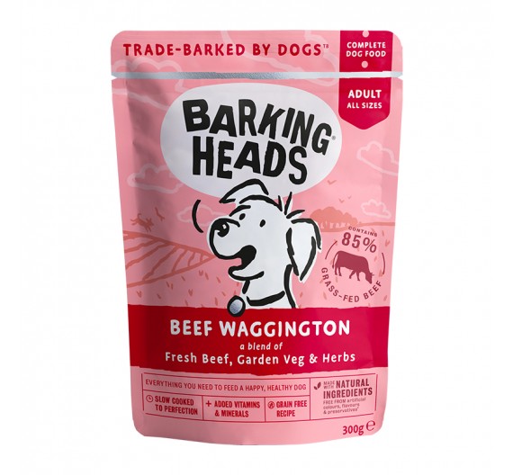 Barking Heads Wet Beef Waggington 300gr