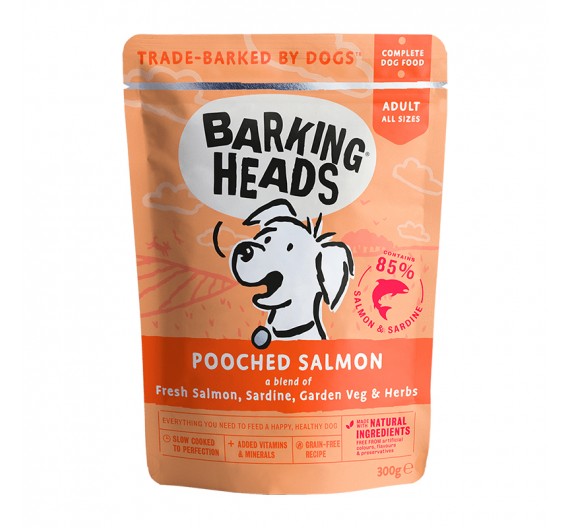 Barking Heads Wet Pooched Salmon 300gr
