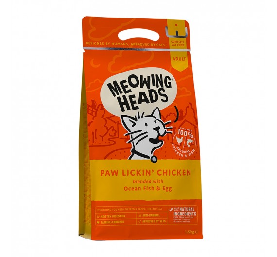 Meowing Heads Paw Lickin' Chicken 1,5kg