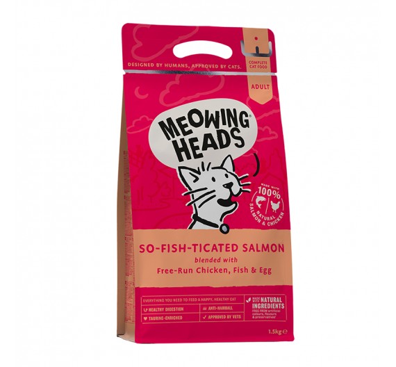 Meowing Heads So-fish-ticated Salmon 1,5kg Meowing Heads So-fish-ticated Salmon 1,5kg