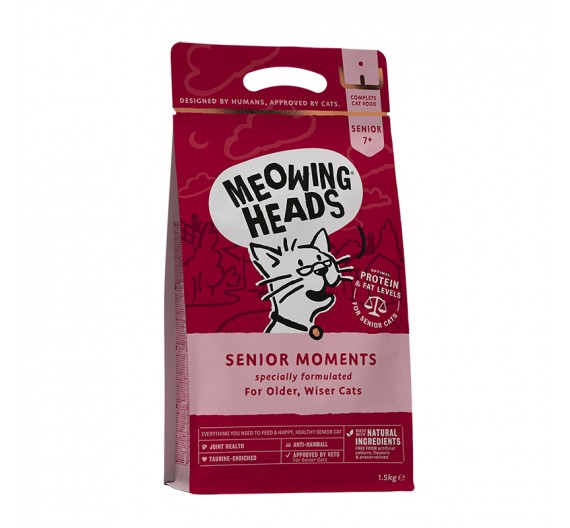 Meowing Heads Senior Moments Fish 1,5kg