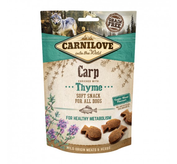 Carnilove Snack Soft Carp & Thyme 200gr