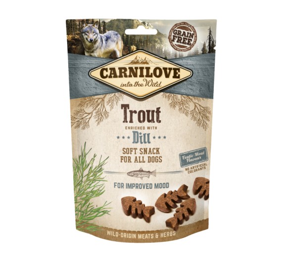 Carnilove Snack Soft Carp & Thyme 200gr