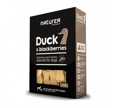 Naturea Biscuits Duck & Blackberries 230gr