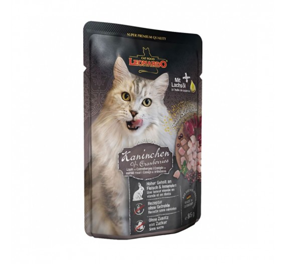 Leonardo Φακελάκι Rabbit & Cranberries 85gr Leonardo Φακελάκι Rabbit & Cranberries 85gr