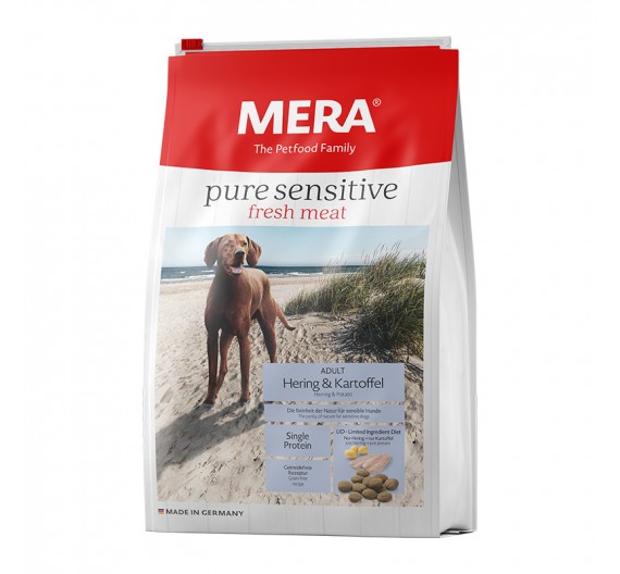 Meradog Pure Sensitive Grain-Free Fresh Meat Hering & Potato 12.5kg Meradog Pure Sensitive Grain-Free Fresh Meat Hering & Potato 12.5kg