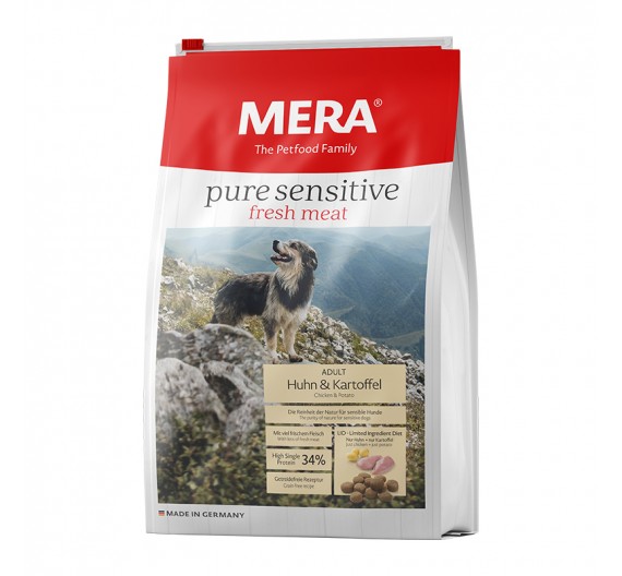 Meradog Pure Sensitive Grain-Free Fresh Meat Chicken & Potato 4kg Meradog Pure Sensitive Grain-Free Fresh Meat Chicken & Potato 4kg