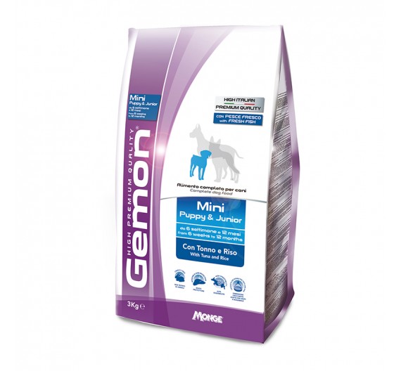 Gemon Puppy & Junior Mini Tuna & Rice 3kg Gemon Puppy & Junior Mini Tuna & Rice 3kg