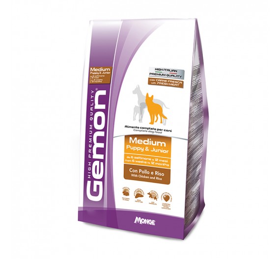 Gemon Puppy Medium Chicken & Rice 15kg Gemon Puppy Medium Chicken & Rice 15kg