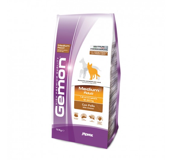 Gemon Dog Adult Medium Chicken 15kg Gemon Dog Adult Medium Chicken 15kg