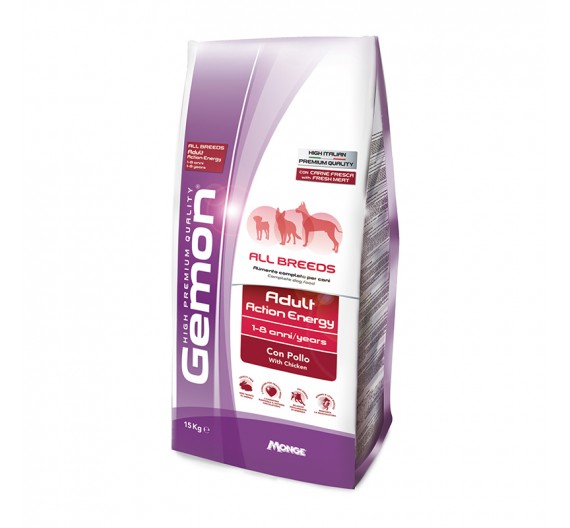 Gemon Dog Adult Energy All Breeds Chicken 15kg Gemon Dog Adult Energy All Breeds Chicken 15kg