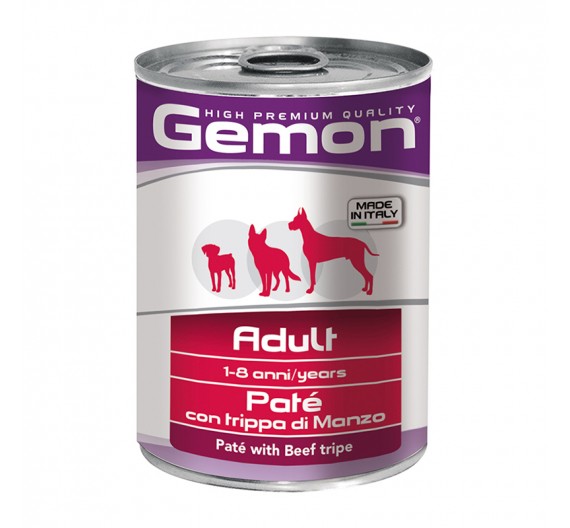 Gemon Dog Πατέ Adult Beef Tripe 400g Gemon Dog Πατέ Adult Beef Tripe 400g