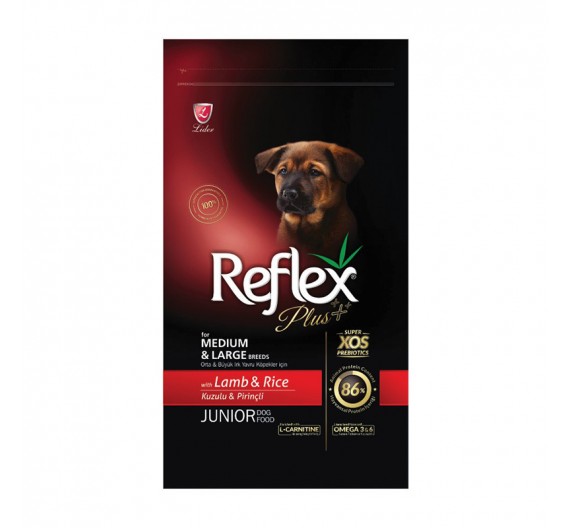 Reflex Plus Medium / Large Junior Lamb 15kg