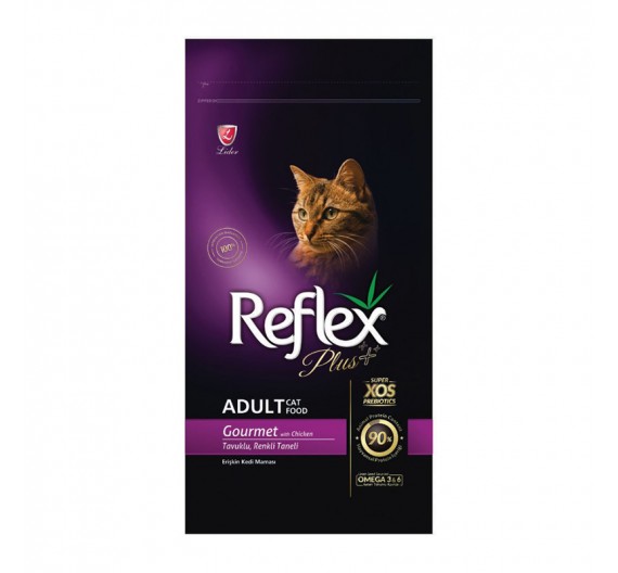 Reflex Plus Adult Gourmet Multicolour 15kg