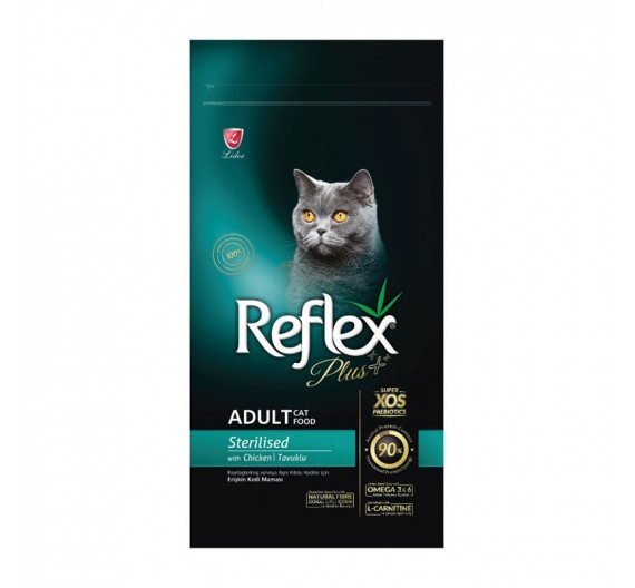 Reflex Plus Adult Sterilised Chicken 15kg