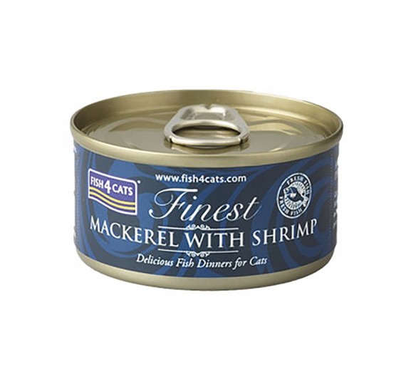 Fish4Cats Macherel & Shrimp 70gr