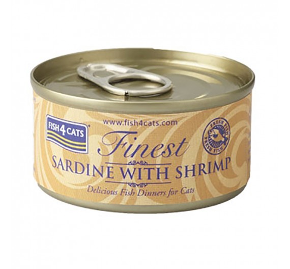Fish4Cats Sardine & Shrimp 70gr