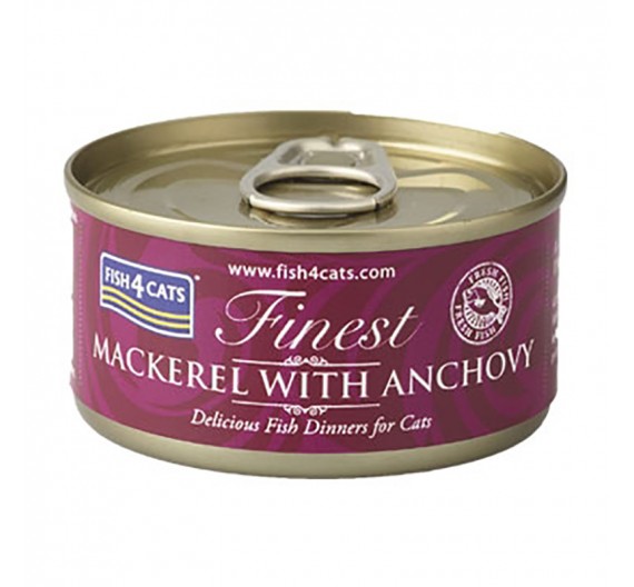 Fish4Cats Mackerel & Anchovy 70gr