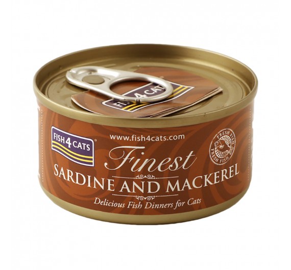 Fish4Cats Sardine & Macherel 70gr