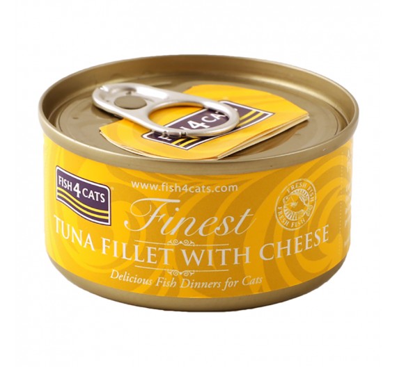 Fish4Cats Tuna Fillet & Cheese 70gr