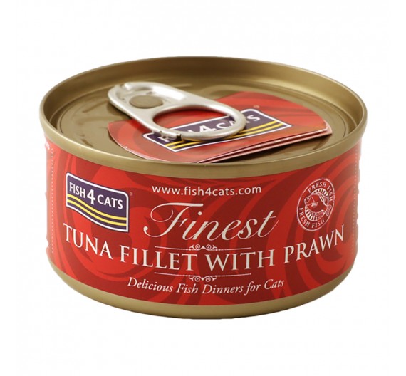 Fish4Cats Tuna Fillet & Prawn 70gr