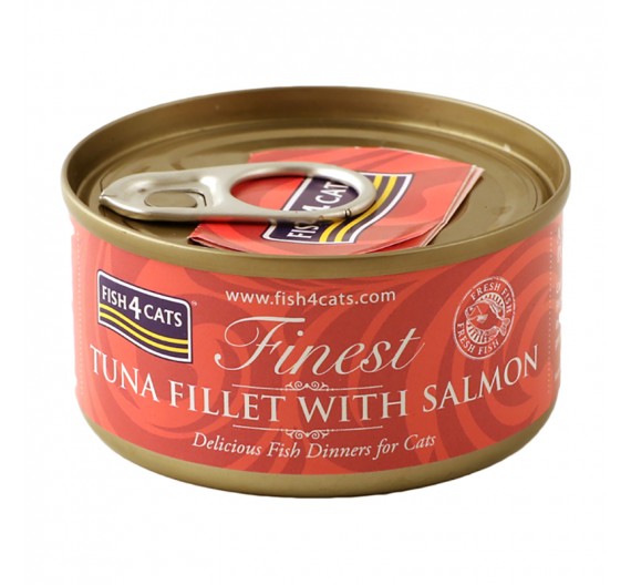 Fish4Cats Tuna Fillet & Salmon 70gr