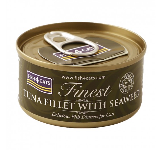 Fish4Cats Tuna Fillet & Seeweed 70gr