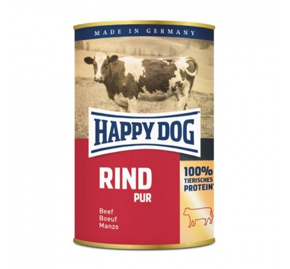 Happy Dog Κονσέρβα με Βοδινό 12x400gr