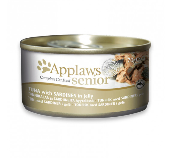 Applaws Senior Jelly Τόνος & Σαρδέλα 70gr Applaws Senior Jelly Τόνος & Σαρδέλα 70gr