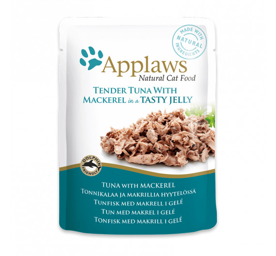Applaws Jelly Φακελάκι Τόνος & Σκουμπρί 70gr Applaws Jelly Φακελάκι Τόνος & Σκουμπρί 70gr