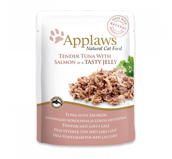 Applaws Jelly Φακελάκι Τόνος & Σολομός 70gr Applaws Jelly Φακελάκι Τόνος & Σολομός 70gr