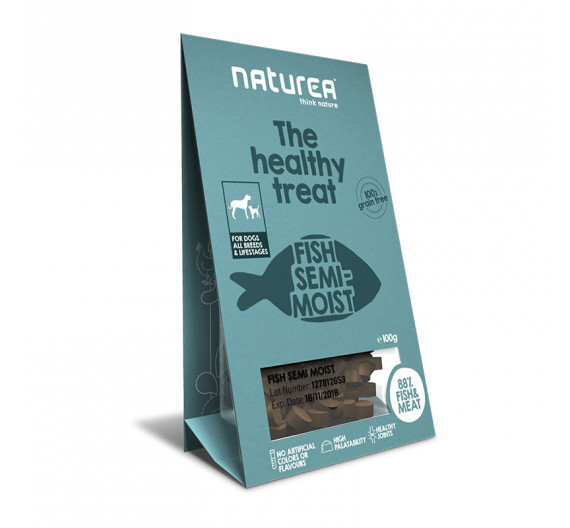 Naturea Semi-moist Snacks Fish 100gr Naturea Semi-moist Snacks Fish 100gr
