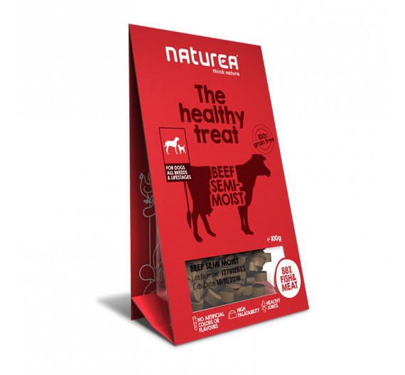 Naturea Semi-moist Snacks Beef 100gr Naturea Semi-moist Snacks Beef 100gr