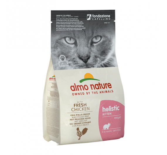 Almo Nature Holistic Kitten Chicken & Rice 400gr Almo Nature Holistic Kitten Chicken & Rice 400gr