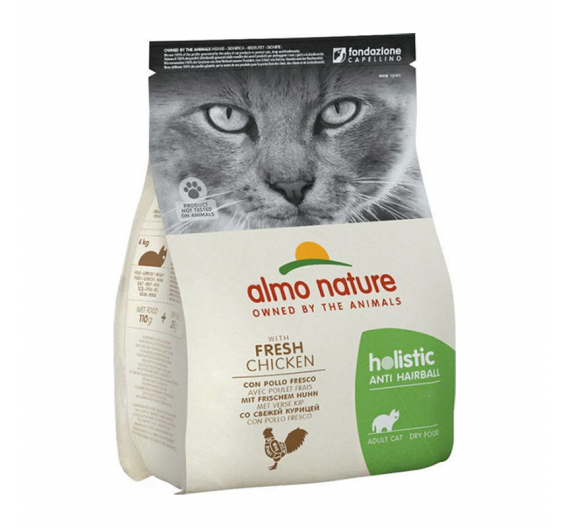 Almo Nature Holistic Anti-Hairball Chicken & Rice 2kg Almo Nature Holistic Anti-Hairball Chicken & Rice 2kg
