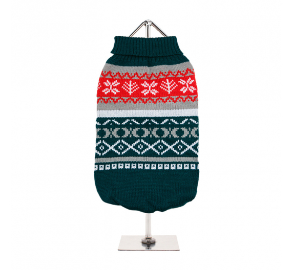 Πουλόβερ Σκύλου "Green Fair Isle Vintage" Πουλόβερ Σκύλου "Green Fair Isle Vintage"