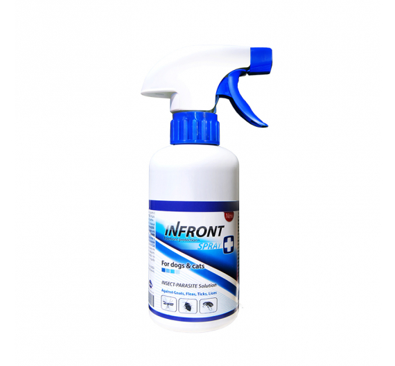 Infront Αντιπαρασιτικό Spray για Σκύλους & Γάτες 375ml