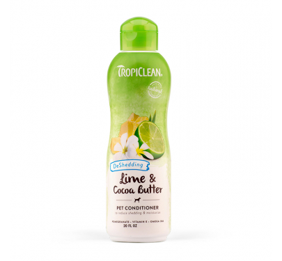 TropiClean Μαλλακτικό με Lime & Βούτυρο Κακάο 355ml