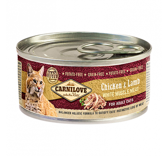 Carnilove Can Adult Cats Chicken & Lamb 100gr