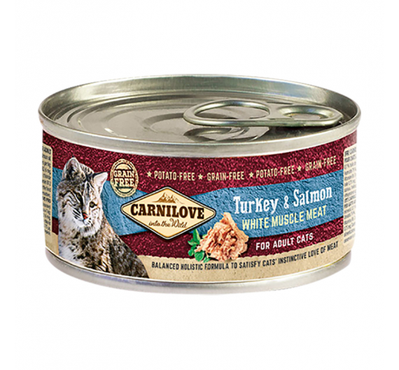 Carnilove Can Adult Cats Turkey & Salmon 100gr