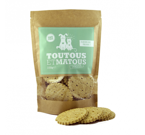 Toutous et Matous Μπισκότα Digestive 330gr Toutous et Matous Μπισκότα Digestive 330gr