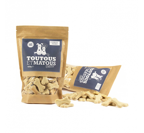 Toutous et Matous Μπισκότα Γιαούρτι 400gr Toutous et Matous Μπισκότα Γιαούρτι 400gr