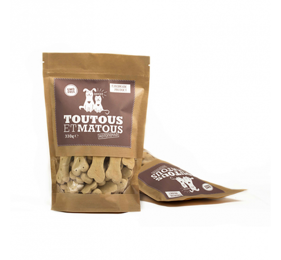 Toutous et Matous Μπισκότα Κοτόπουλο 330gr Toutous et Matous Μπισκότα Κοτόπουλο 330gr