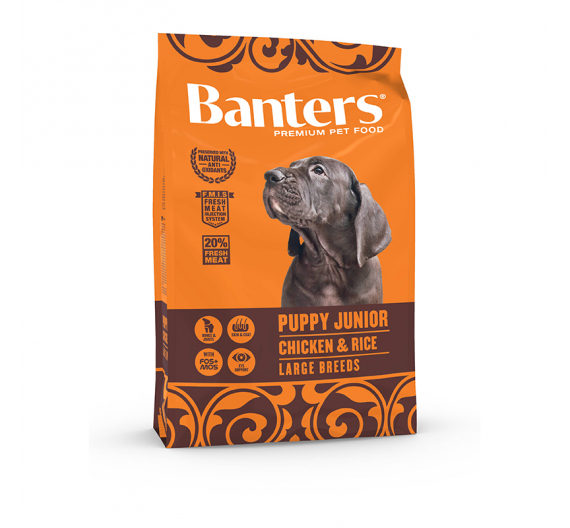 Banters Puppy Junior Chicken & Rice Large Breed 3kg