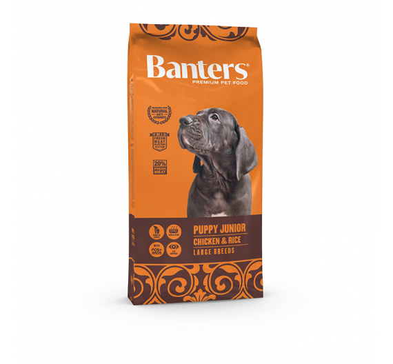 Banters Puppy Junior Chicken & Rice Large Breed 15kg